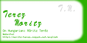 terez moritz business card